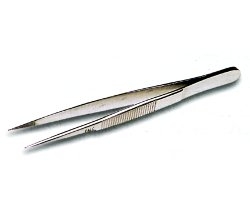 Pinza per microscopia in acciaio inox con punte sottili diritte mm 110 - 02.1668.00 Pinza per microscopia in acciaio inox con punte sottili diritte mm 110 - 02.1668.00